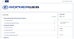 Desktop Screenshot of moodle.gopherweb.org